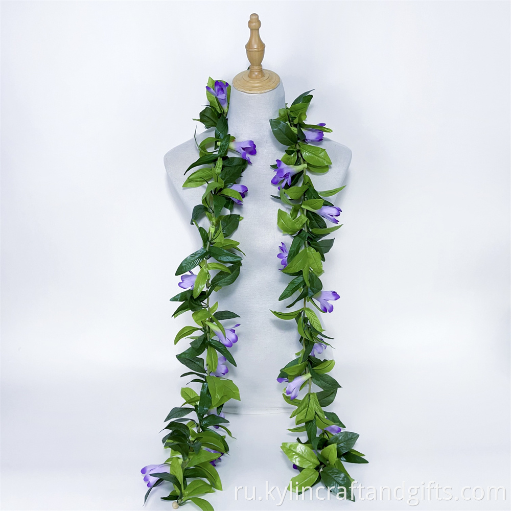 Kn Hl135 Maile Leaf Tuberose Lei